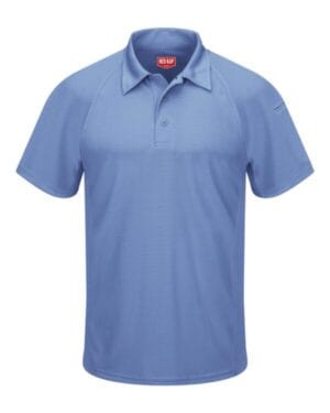 MEDIUM BLUE Red kap SK92 performance knit flex series active polo