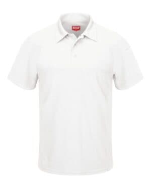 WHITE Red kap SK92 performance knit flex series active polo