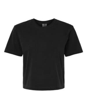 BLACK Comfort colors 3023CL women's heavyweight boxy t-shirt