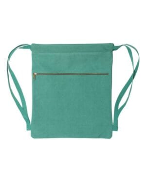 SEAFOAM GREEN Liberty bags 8877 pigment-dyed canvas drawstring bag