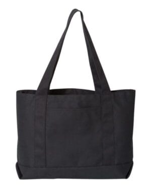 WASHED BLACK Liberty bags 8870 pigment-dyed premium canvas tote