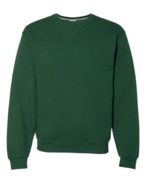 DARK GREEN Russell athletic 698HBM dri power crewneck sweatshirt