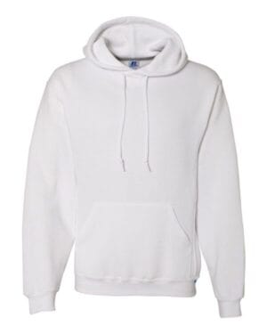 WHITE Russell athletic 695HBM dri power hooded sweatshirt