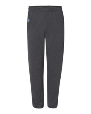 BLACK HEATHER 029HBM dri power closed bottom sweatpants with pockets