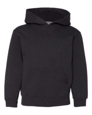 BLACK 995HBB youth dri power hooded pullover sweatshirt