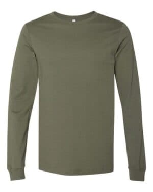 MILITARY GREEN Bella canvas 3501 jersey long sleeve tee