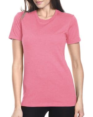 HOT PINK Next level apparel 6610 ladies' cvc t-shirt