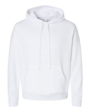 WHITE Bella canvas 3729 sponge fleece drop shoulder hoodie