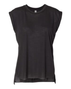Bella canvas 8804 womens flowy rolled cuffs muscle tee