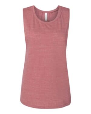 MAUVE SLUB Bella canvas 8803 women's flowy scoop muscle tank