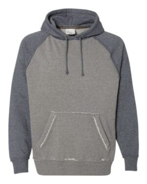 J america 8885 vintage heather hooded sweatshirt