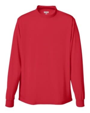 RED Augusta sportswear 797 wicking mock turtleneck