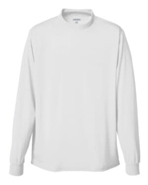 WHITE Augusta sportswear 797 wicking mock turtleneck
