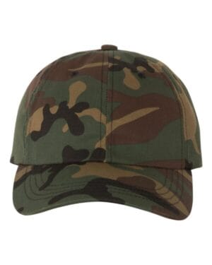 GREEN CAMO Yp classics 6245CM classic dad hat