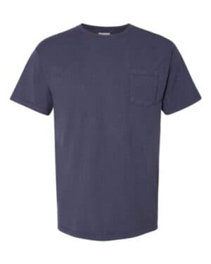 ANCHOR SLATE Comfortwash by hanes GDH150 garment-dyed pocket t-shirt