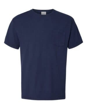 NAVY Comfortwash by hanes GDH150 garment-dyed pocket t-shirt