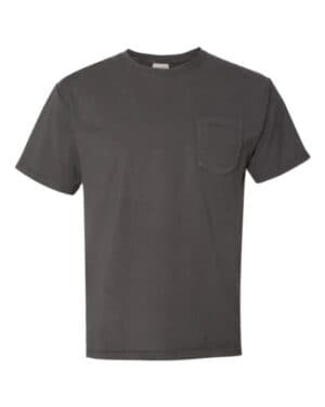 NEW RAILROAD GREY Comfortwash by hanes GDH150 garment-dyed pocket t-shirt