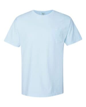 SOOTHING BLUE Comfortwash by hanes GDH150 garment-dyed pocket t-shirt