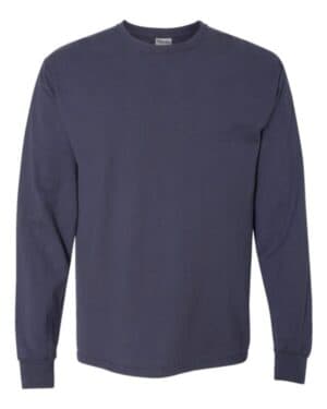 ANCHOR SLATE Comfortwash by hanes GDH200 garment-dyed long sleeve t-shirt