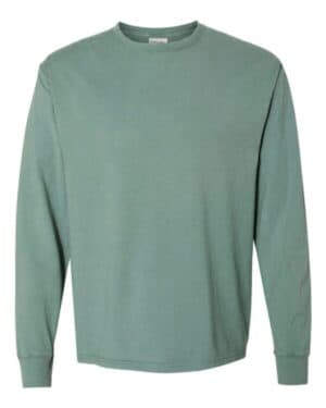 CYPRESS GREEN Comfortwash by hanes GDH200 garment-dyed long sleeve t-shirt