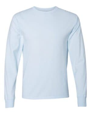 SOOTHING BLUE Comfortwash by hanes GDH200 garment-dyed long sleeve t-shirt