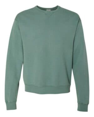 CYPRESS GREEN Comfortwash by hanes GDH400 garment-dyed crewneck sweatshirt