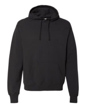 BLACK Comfortwash by hanes GDH450 garment-dyed hooded sweatshirt