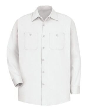 WHITE Red kap SC30L long sleeve uniform shirt long size