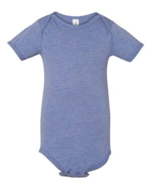 BLUE TRIBLEND Bella canvas 134B infant triblend short sleeve one piece
