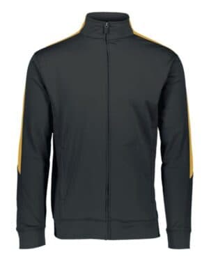 BLACK/ GOLD Augusta sportswear 4395 medalist jacket 20