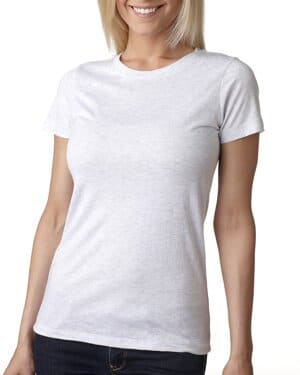 HEATHER WHITE Next level apparel 6710 ladies' triblend crew