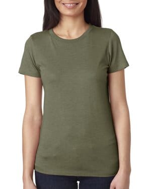 MILITARY GREEN Next level apparel 6710 ladies' triblend crew