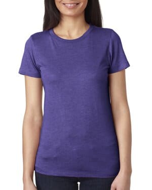 PURPLE RUSH Next level apparel 6710 ladies' triblend crew