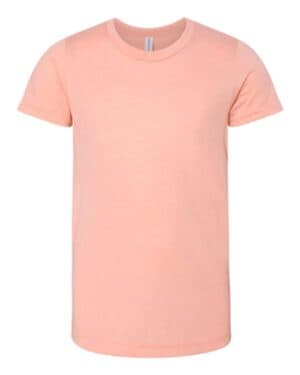 PEACH TRIBLEND Bella canvas 3413Y youth triblend tee