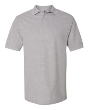 ATHLETIC HEATHER Jerzees 443M 100% ring-spun cotton piqu polo