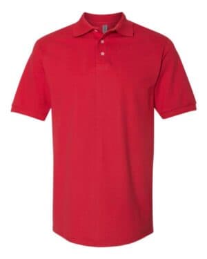 TRUE RED Jerzees 443M 100% ring-spun cotton piqu polo