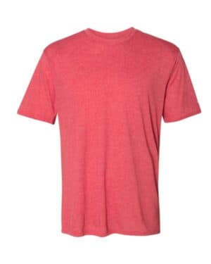 RED HEATHER Badger 4940 triblend performance t-shirt