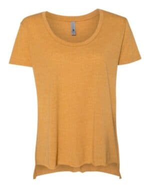 ANTIQUE GOLD Next level 5030 women's festival scoop neck t-shirt