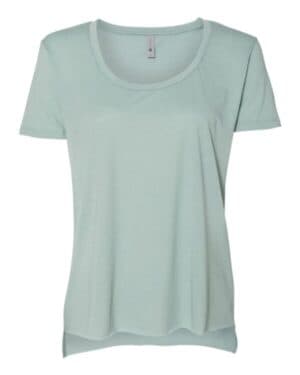 STONEWASH GREEN Next level 5030 women's festival scoop neck t-shirt