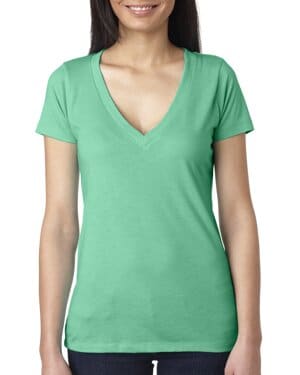 Next level apparel 6740 ladies' triblend deep v