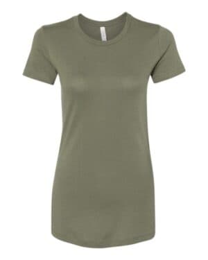 MILITARY GREEN Bella canvas 6004 women's slim fit tee