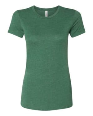 HEATHER GRASS GREEN Bella canvas 6004 women's slim fit tee