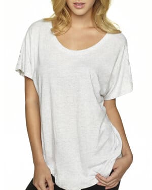 HEATHER WHITE Next level apparel 6760 ladies' triblend dolman t-shirt