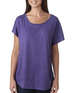 Next level apparel 6760 ladies' triblend dolman t-shirt