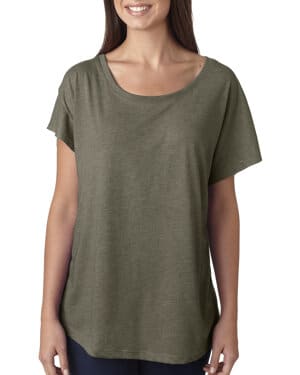 VENETIAN GRAY Next level apparel 6760 ladies' triblend dolman t-shirt