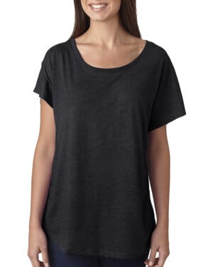 VINTAGE BLACK Next level apparel 6760 ladies' triblend dolman t-shirt