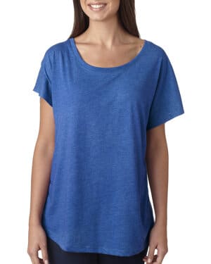 VINTAGE ROYAL Next level apparel 6760 ladies' triblend dolman t-shirt