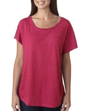 Next level apparel 6760 ladies' triblend dolman t-shirt