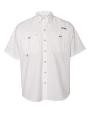 WHITE Columbia 101165 pfg bahama ii short sleeve shirt