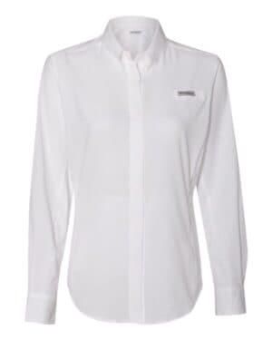 WHITE Columbia 127570 women's pfg tamiami ii long sleeve shirt